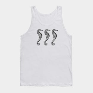 Seahorse Trio | Vintage Seahorses | Three Seahorses | Tank Top